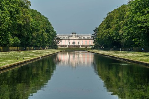 Benrath Palace, state capital Düsseldorf, North Rhine-Westphalia, Germany, Europe