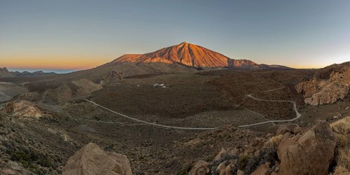 Panorama during the ascent to Alto de Guajara, 2715m, over the Teide National Park, Parque Nacional