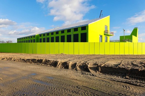 Oberhausen, Ruhr area, North Rhine-Westphalia, Germany - Emscher conversion, new Emscher AKE sewer,