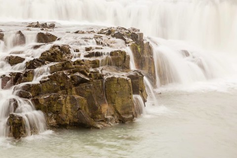 Gullfoss waterfall. A waterfall located in the canyon of the Hvítá river in southwest Iceland