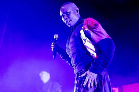 Deborah Anne Dyer aka Skin, singer of Skunk Anansie, live at the Columbiahalle in Berlin on
