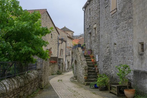 City of the Templars La Cavalerie, Aveyron, France, Europe