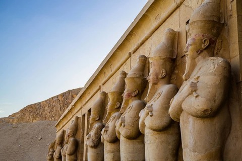 Mortuary Temple of Hatshepsut, Hatshepsut Temple, Luxor, Egypt, Africa