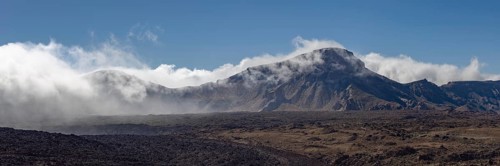 The summit of Montaña Guajara, also: Alto de Guajara, 2715m, crater walls, Caldera de las Cañadas,