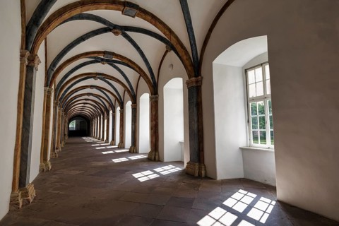 Cloister, former abbey and Corvey Castle, The Carolingian westwork and the Civitas Corvey, interior