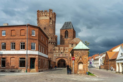 The Neustädter Tor in Tangermünde, Saxony-Anhalt, Germany, Europe
