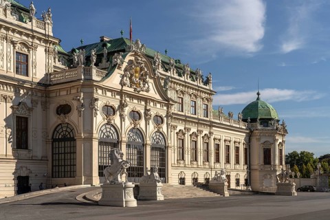 The Upper Belvedere Palace in Vienna, Austria, Europe