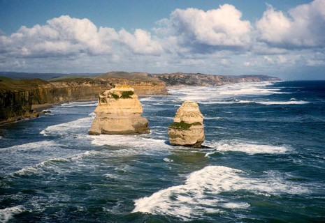 Famous coastal cliffs belonging to the Twelve Apostles, Port Campbell National Park, Victoria,