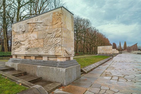 Treptow Park and Treptow Soviet Memorial in Berlin, Germany, Europe