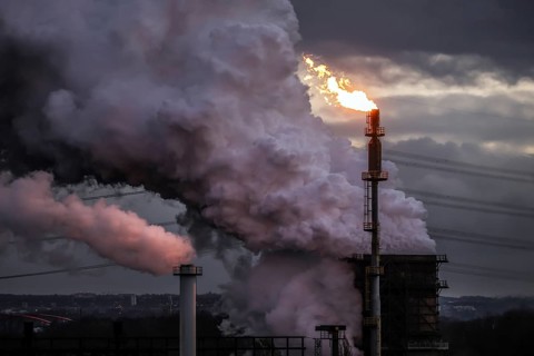 Bottrop, North Rhine-Westphalia, Germany, The Prosper coking plant is one of three operating coking