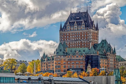 Indian summer at Château Frontenac Québec Canada