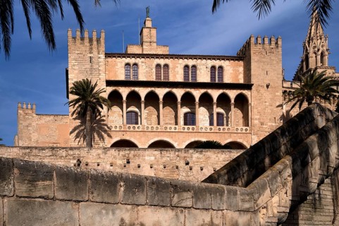 Palau Reial, Royal Palace La Almudaina, Palma de Majorca, Majorca, Balearic Islands, Balearic