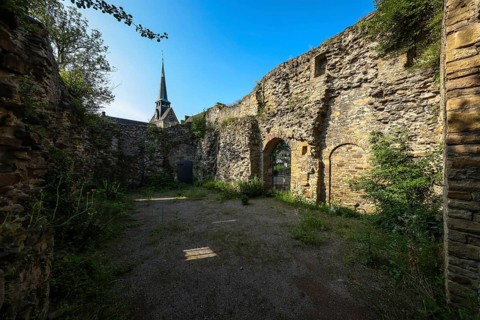 Wetter an der Ruhr, North Rhine-Westphalia, Germany - Wetter Castle in the historic old town of