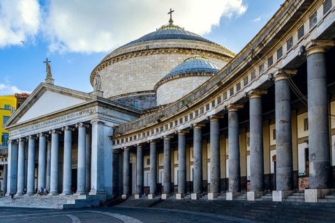 Basilica Reale Pontificia San Francesco da Paola, Naples, Campania, Italy, Europe