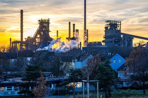 Blast furnace Schwelgern 1, Black Giant, Schwelgern 2 ThyssenKrupp Steel plant Schwelgern in