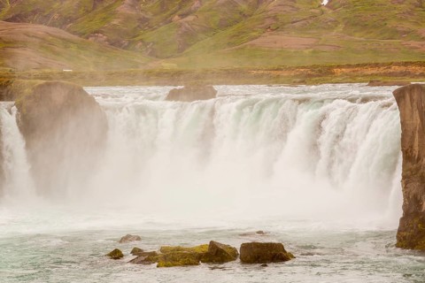 Goðafoss waterfall in northern Iceland