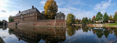 Ahaus Baroque and moated castle, today the seat of the Ahaus Technical Academy, Ahaus,