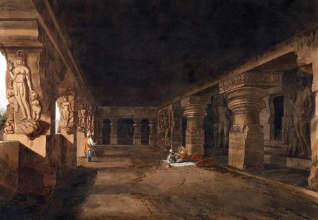 In the Ellora complex, Rameswara is one of the largest temples built in the later sixth century,