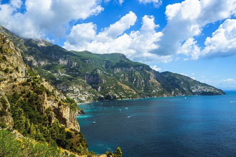 Amalfi Drive, Amalfi Coast, Positano, Italy, Europe