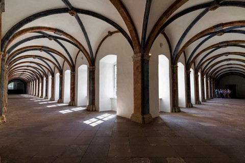 Cloister, former abbey and Corvey Castle, The Carolingian westwork and the Civitas Corvey, interior