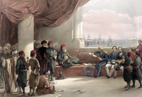 Interview with the Viceroy of Egypt, in his palace in Alexandria on 12 May 1839, Egypt, around