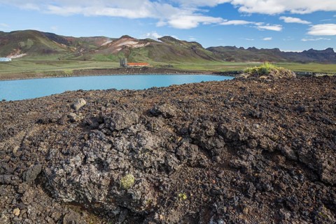 Gränavatn lake, south of Krysuvik SW Iceland