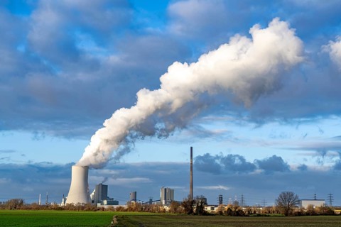 The STEAG coal-fired power plant Duisburg-Walsum, on the site of the former Walsum colliery, on the