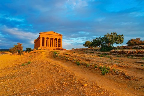 Temple of Concordia, Valley of Temples, Agrigento, Sicily, Italy, Europe