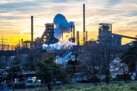 Blast furnace Schwelgern 1, Black Giant, Schwelgern 2 ThyssenKrupp Steel plant Schwelgern in