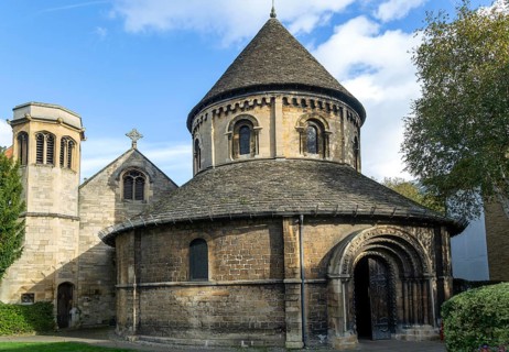 The Church of the Holy Sepulchre, known as The Round Church, Cambridge, Cambridgeshire, England, UK