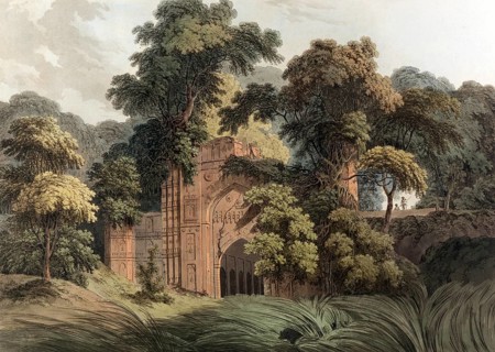 Ruins of the ancient city of Gour, in the northern plains of West Bengal, formerly on the banks of