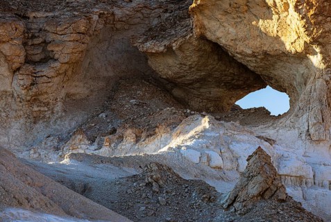 Rockfall in the Huqf stone desert, Arabian Peninsula, Sultanate of Oman