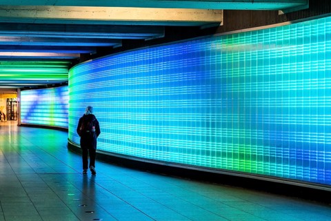 Passage under Essen's main railway station, connects entrances to the city and the main railway