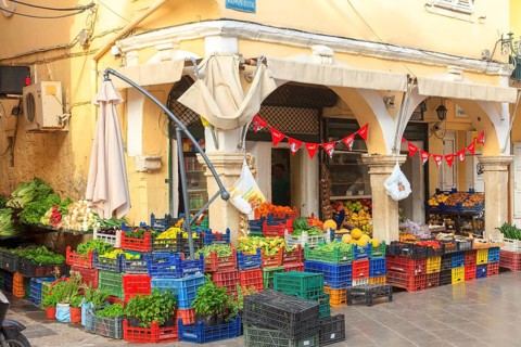 Old Town of Corfu, Ionian Islands, Greece, Europe