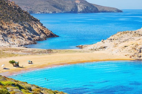 Agios Sostis beach, Serifos Island, Cyclades Islands, Greece, Europe