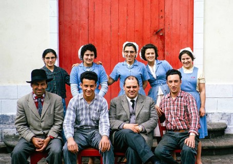 Employees of a tobacco factory, Fabrica de Tabaco Michaelense, Ponta Delgado, São Miguel Island,