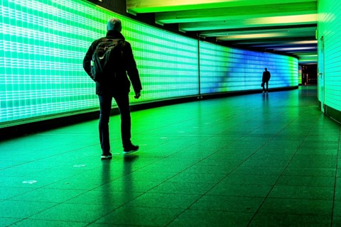 Passage under Essen's main railway station, connects entrances to the city and the main railway