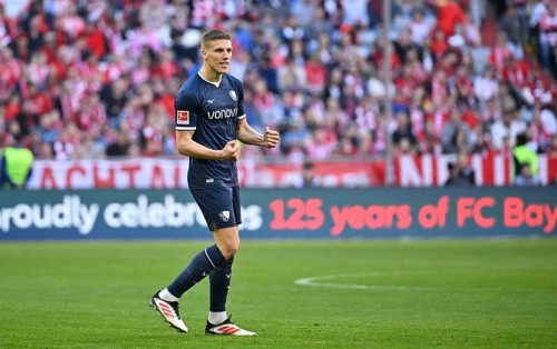 Goal celebration Jakov Medic VfL Bochum BOC (13) Allianz Arena, Munich, Bavaria, Germany, Europe