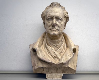 Bust of Johann Wolfgang von Goethe, Bavaria, Germany, Europe