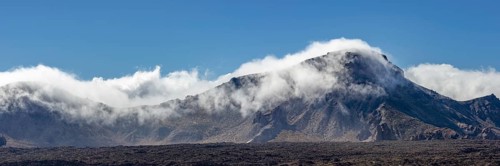 The summit of Montaña Guajara, also: Alto de Guajara, 2715m, crater walls, Caldera de las Cañadas,
