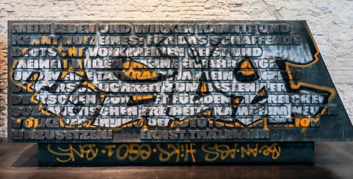 Steles of the Ernst Thälmann Memorial, Proviantmagazin Zitadelle Spandau, Exhibition Unveiled,
