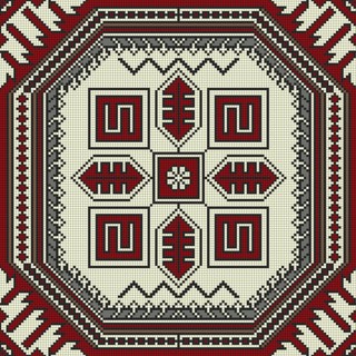 Persian seamless pattern, vector template design.