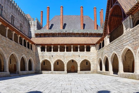 Palace of the Dukes of Braganza, Guimaraes, Minho Region, Portugal, Europe
