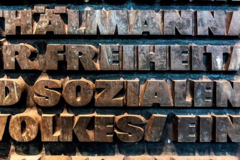 Steles of the Ernst Thälmann Memorial, Proviantmagazin Zitadelle Spandau, Exhibition Unveiled,