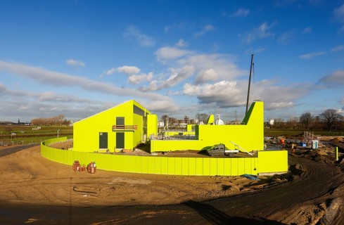 Oberhausen, Ruhr area, North Rhine-Westphalia, Germany - Emscher conversion, new Emscher AKE sewer,
