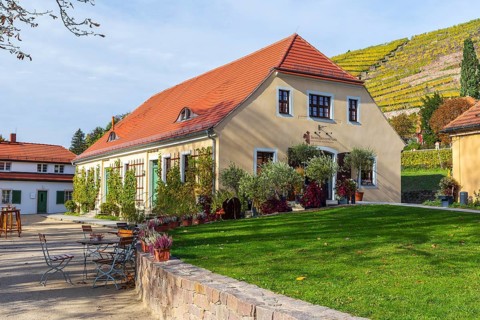 Press house of Hoflößnitz, Oberlößnitz, Radebeul, Saxony, Germany, Europe