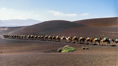 2016, Timanfaya National Park, Lanzarote, Fire Mountains of Timanfaya National Park, Montanas del