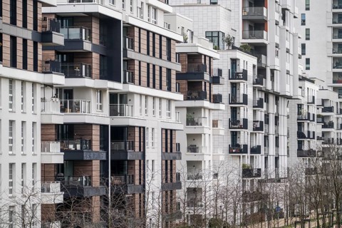 Residential buildings, rental flats, condominiums in the city centre, Düsseldorf-Pempelfort,