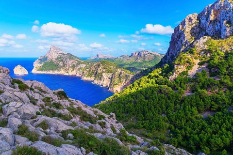 Formentor cape, Mallorca, Balearic Islands, Spain, Europe
