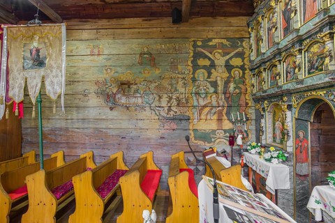 Since 7 July 2008, the wooden Greek-Catholic church of St. Nicholas in Bodružal, Slovakia, is a